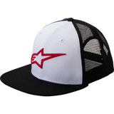 Alpinestars Corp Snapback Trucker Hat White/Black