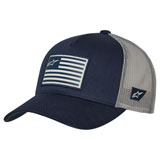 Alpinestars Flag Snapback Hat Navy/Grey