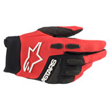 Alpinestars Full Bore Gloves Bright Red/Black