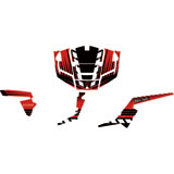 Attack Graphics BRUTE Complete UTV Graphics Kit Red/Black/White