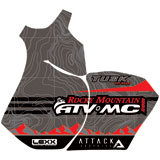 Attack Graphics Traverse Radiator Shroud Decals Grey