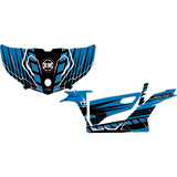 Attack Graphics BRUTE Complete UTV Graphics Kit Black/Octane Blue