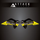 Attack Graphics Renegade Radiator Shroud Decal Yellow