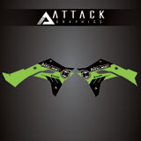 Attack Graphics Renegade Radiator Shroud Decal Green