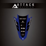 Attack Graphics Renegade Rear Fender Decal Blue