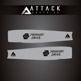 Attack Graphics Renegade Swing Arm Decal Grey