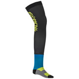 Fly Racing Knee Brace Socks Hi-Vis/Black/Blue