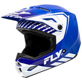 Fly Racing Kinetic Menace Helmet Blue/White