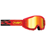 FMF PowerCore Goggle Flame Red Frame/Red Mirror Lens