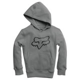 Fox Racing Youth Legacy Hooded Sweatshirt 2023 Heather Graphite