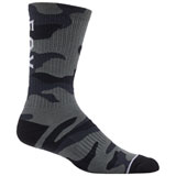 Fox Racing Camo Crew Socks Black Camo