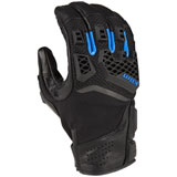 Klim Baja S4 Gloves 2024 Black/Kinetik Blue