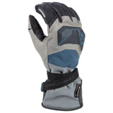 Klim Badlands GTX Long Gloves 2024 Monument Grey/Petrol