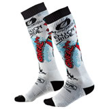 O'Neal Racing Pro MX Print Socks Villain White