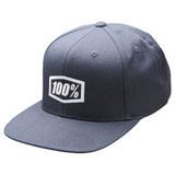 100% Corpo Snapback Hat Heather Charcoal