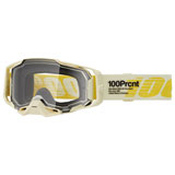 100% Armega Goggle Barely Frame/Clear Lens