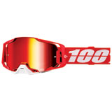 100% Armega Goggle C-Bad Frame/Red Mirror Lens