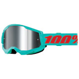 100% Strata 2 Goggle Maupiti Frame/Silver Mirror Lens