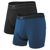 SAXX Sport Mesh Boxer Briefs - 2 Pack Navy/City Blue