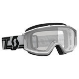 Scott Primal Goggle 2023 White-Black Frame/Clear Lens