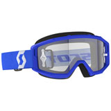 Scott Primal Goggle 2023 Blue-White Frame/Clear Lens