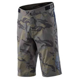 Troy Lee Flowline MTB Shorts with Liner Spray Camo Army