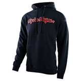 Troy Lee Signature Hooded Sweatshirt Navy/Red