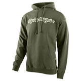 Troy Lee Signature Hooded Sweatshirt Army