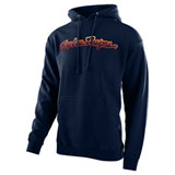 Troy Lee Signature Hooded Sweatshirt Navy