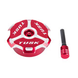 Tusk Billet Aluminum Gas Cap Red Machined